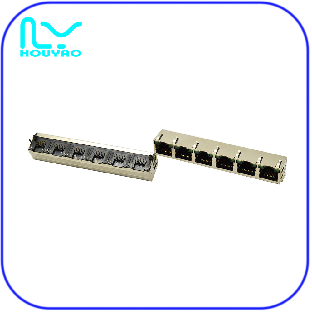 RJ451*6 shielded with light with shrapnel