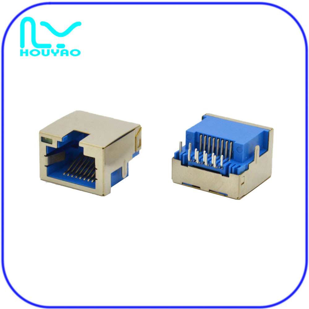 RJ45 sinking board 4.2DIP straight foot single lamp